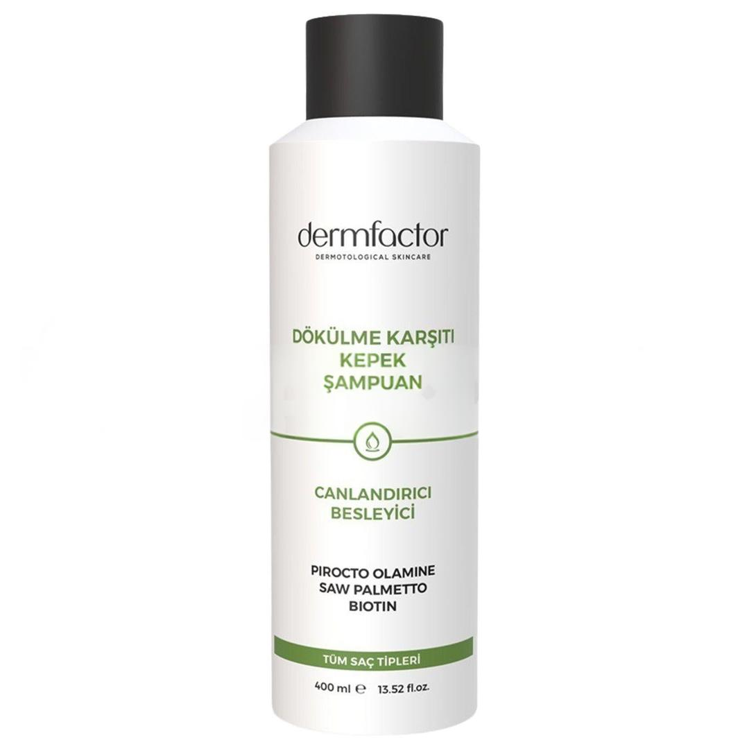 Dermfactor Tüm Saç Tipleri İçin Dökülme ve Kepek Karşıtı Şampuan 400 ml