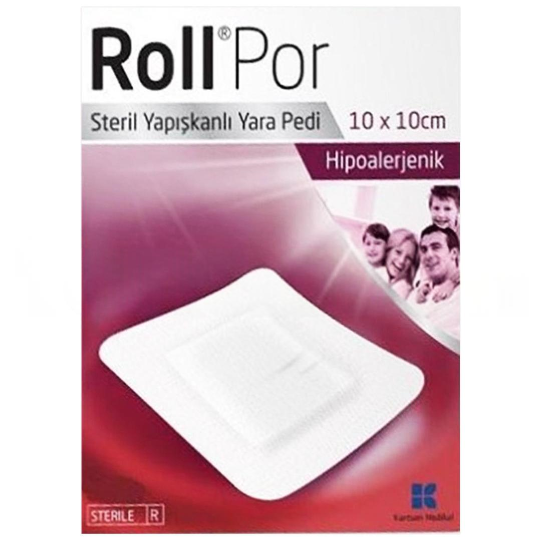 Roll Por Steril Yapışkanlı Yara Pedi 10 x 10 cm 10'lu