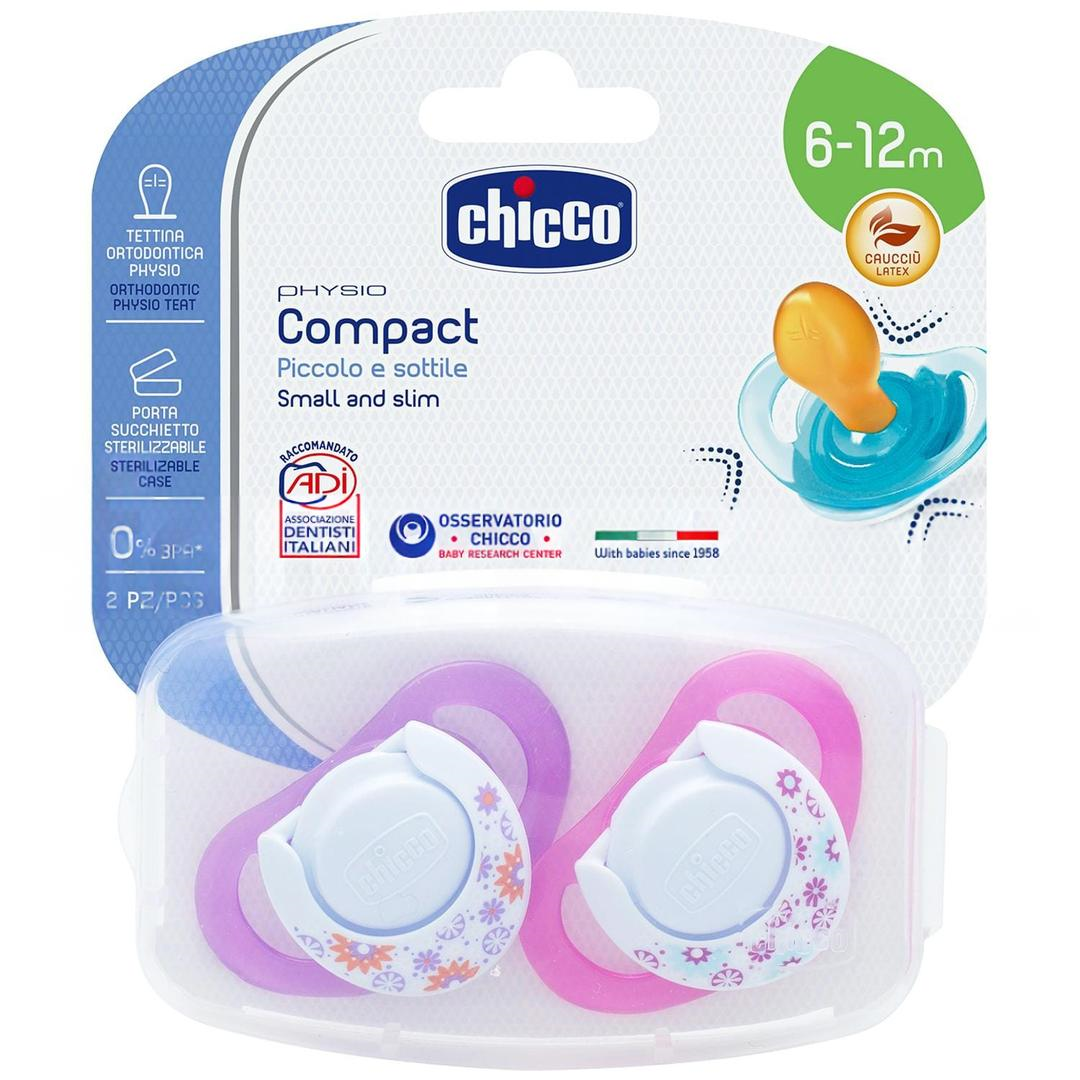Chicco Physio Compact Piccolo E Sottile Emzik 6-12 Ay Kız