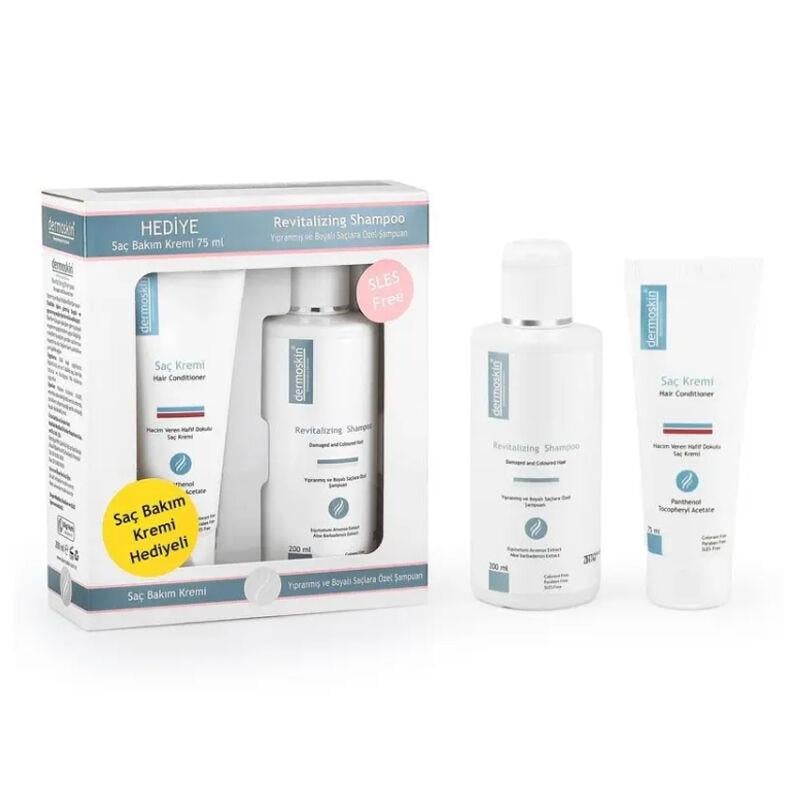 Dermoskin Revitalizing Shampoo 200ml+Hair Conditioner 75ml HEDİYE