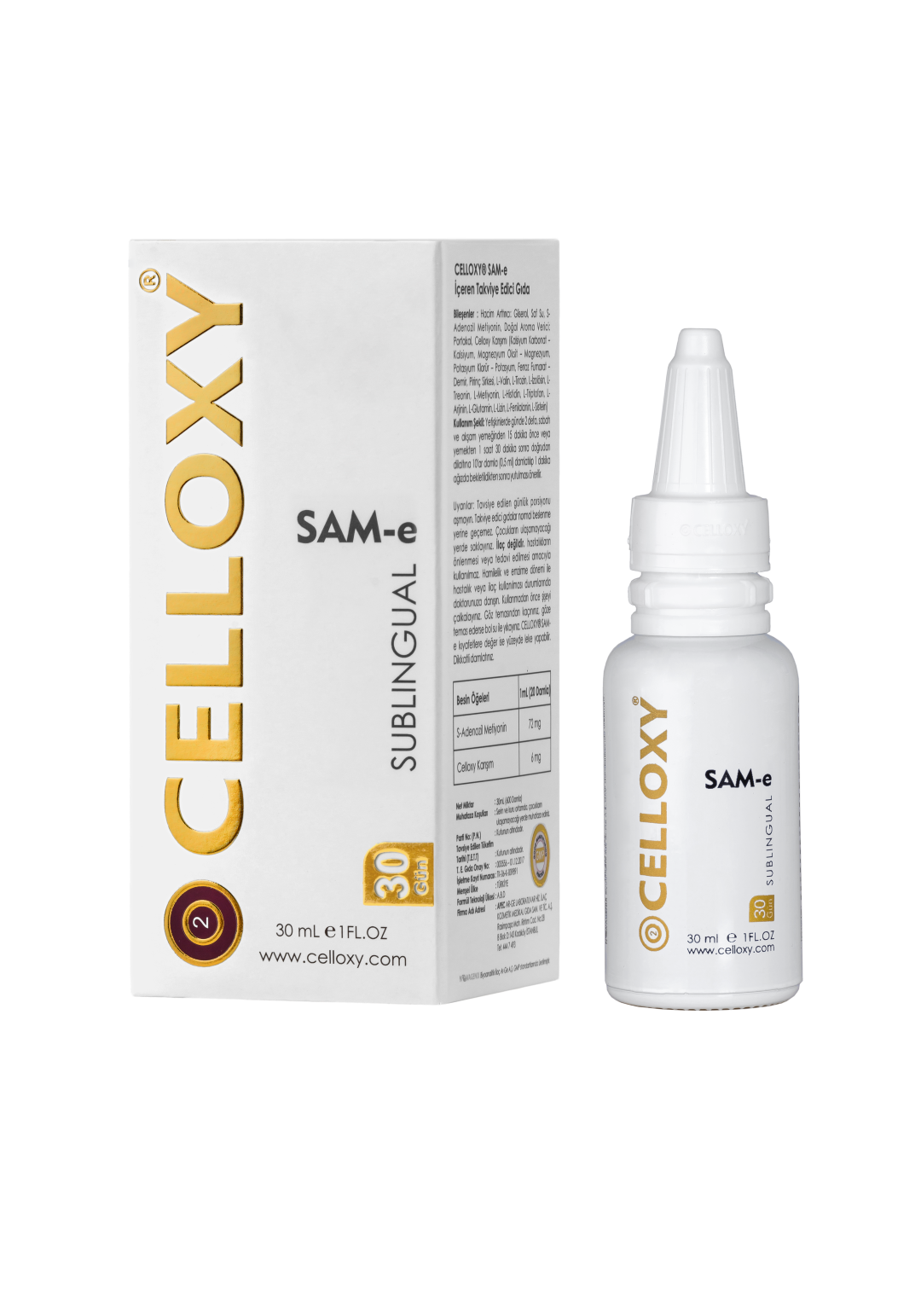 Celloxy Sam-e 30 ml Damla