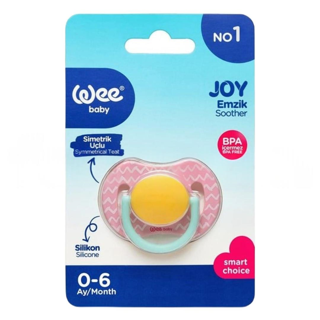 Wee Baby 785 Simetrik Uçlu Emzik No: 1 - Pembe