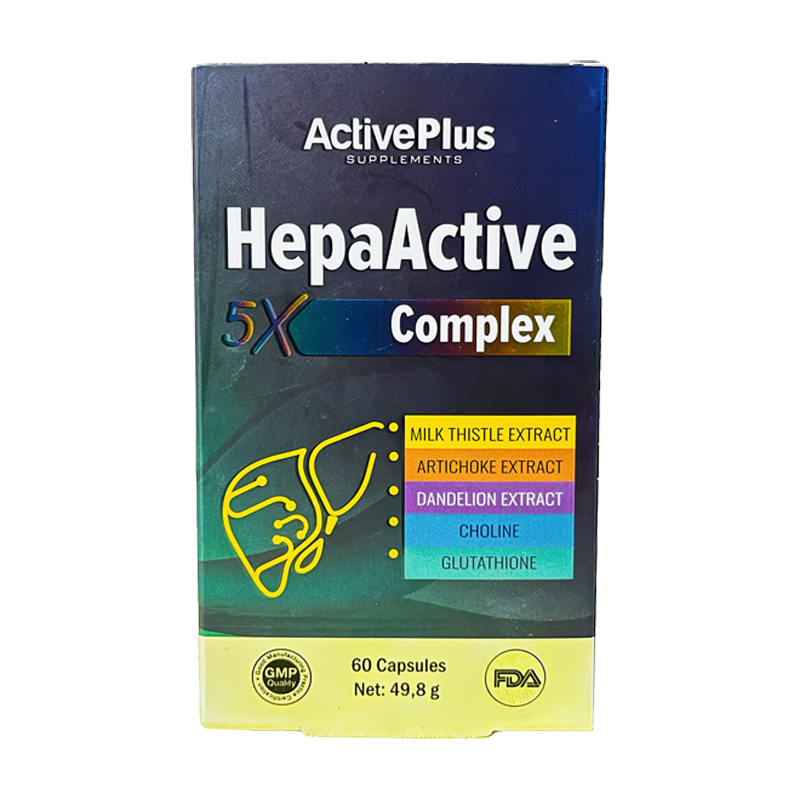 Active Plus HepaActive 5X Complex 60 Kapsül