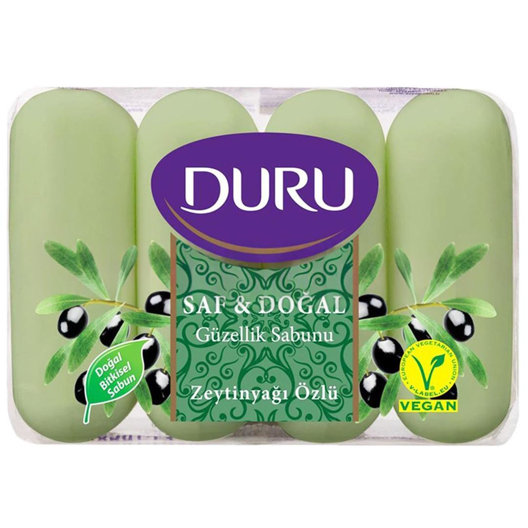Duru Saf & Doğal Zeytinyağlı Sabun 4x70 gr