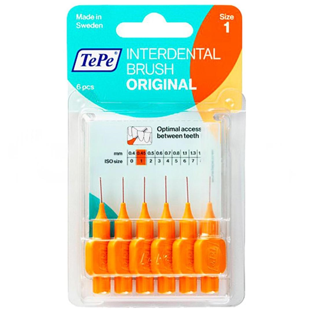 Tepe Arayüz Fırçası Turuncu 0,45 Mm Blister 6'lı Paket