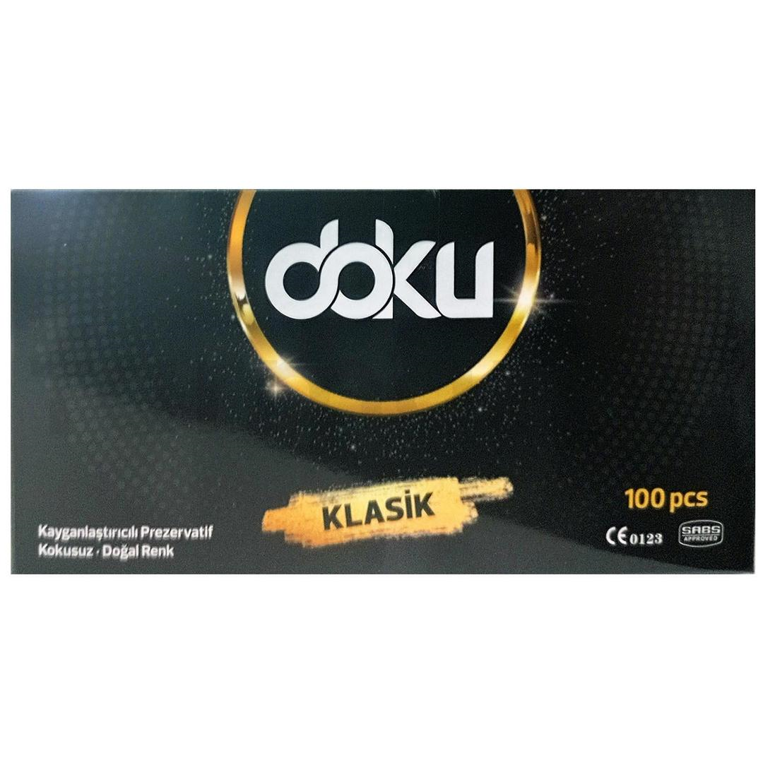 Doku Kayganlaştırıcılı Kokusuz Prezervatif Klasik 100'lü