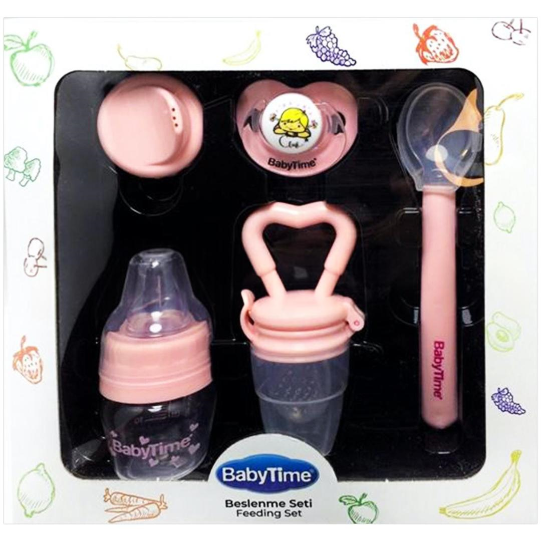 Baby Time BT513 Beslenme Seti - Pembe