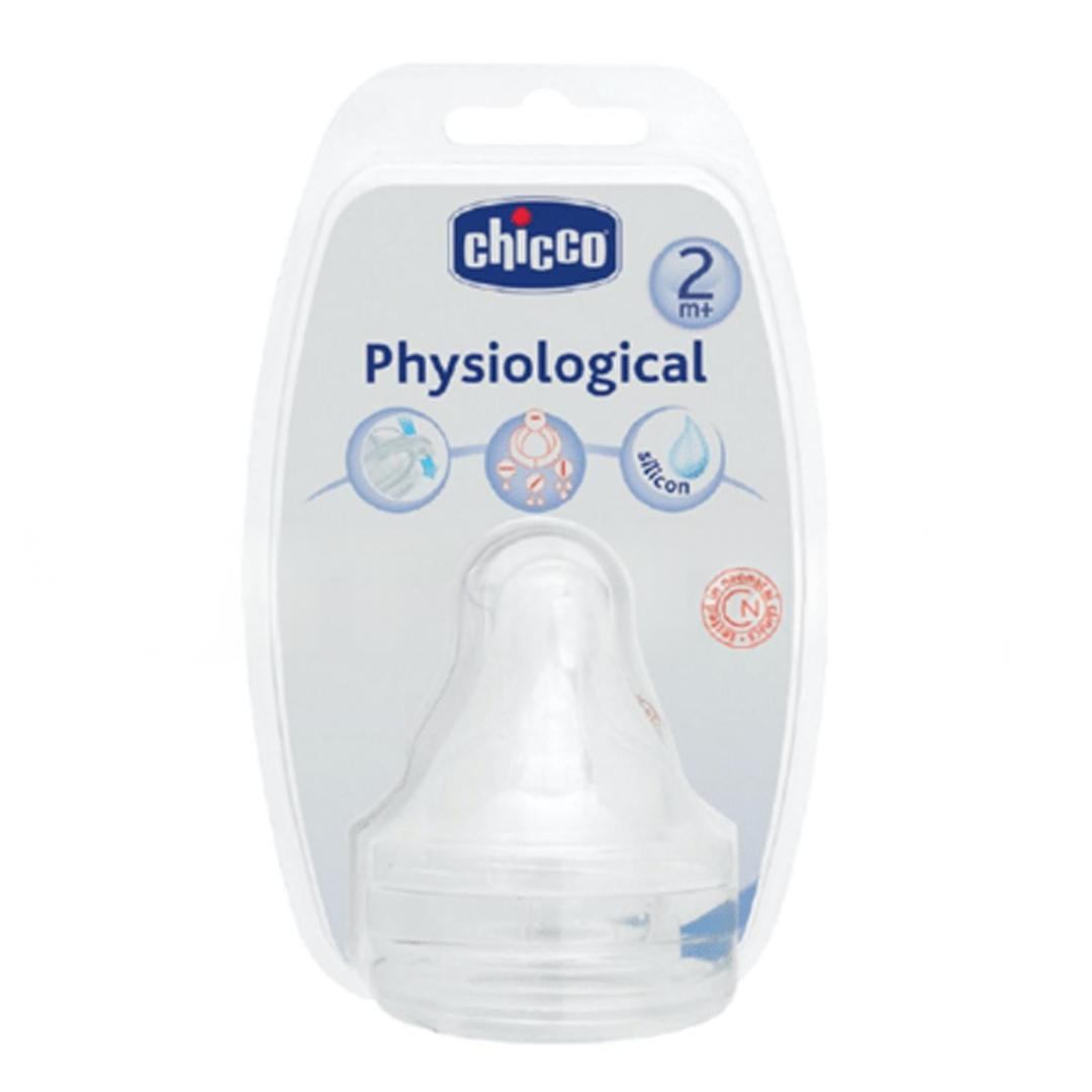 Chicco Biberon Emzik Akış Ayarlı Silikon 2 Ay