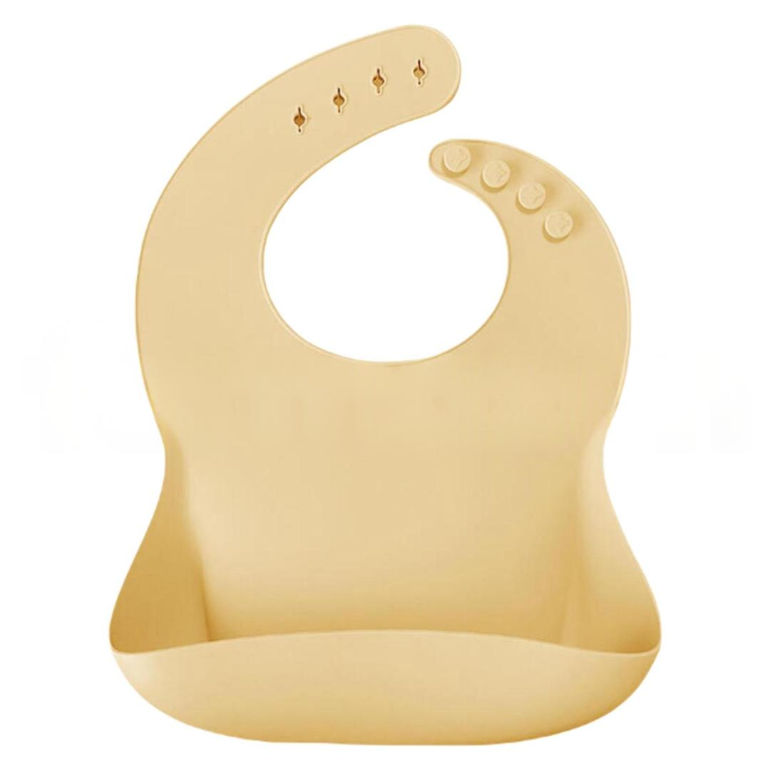 Oioi Basic Silikon Mama Önlüğü - Yellow