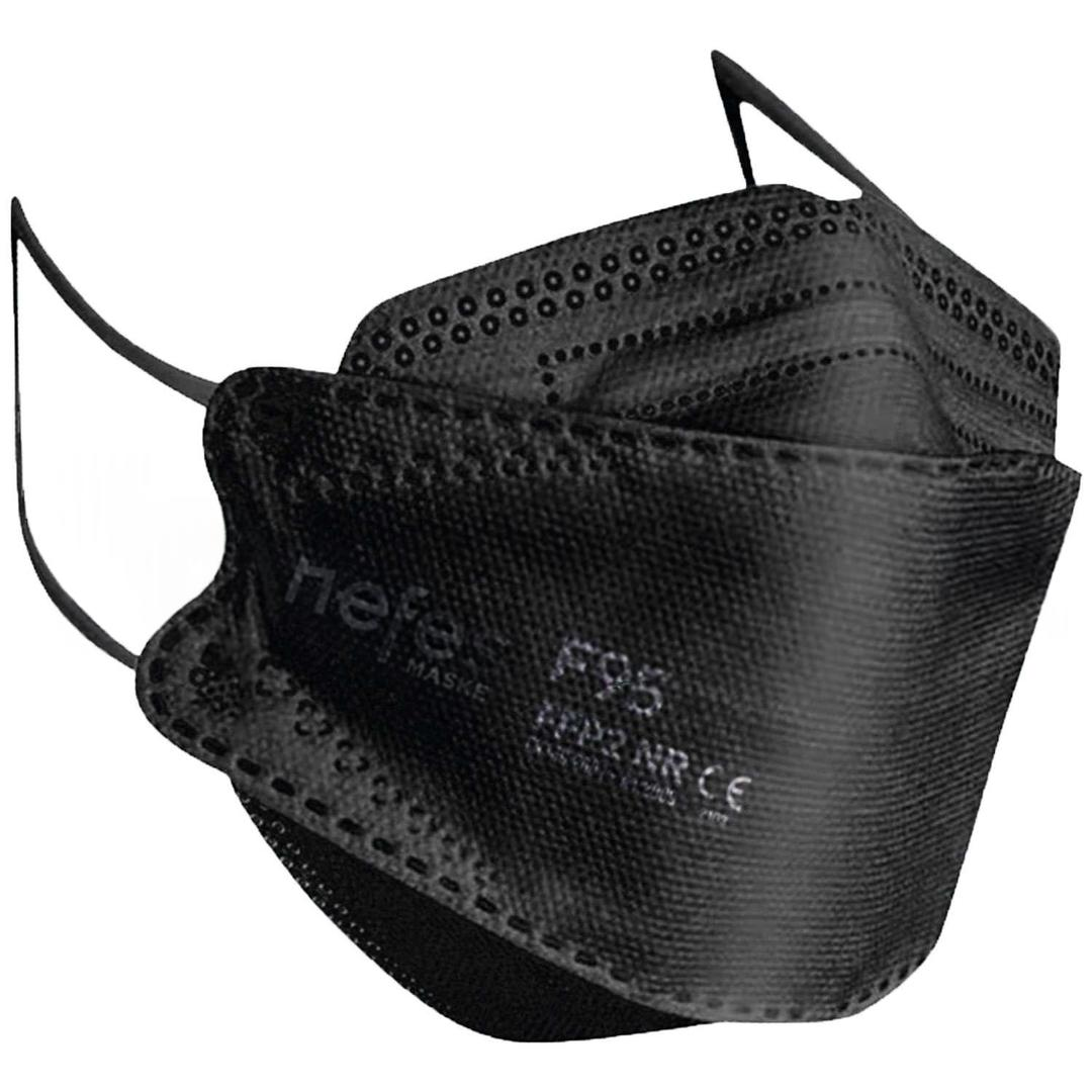 Nefes FFP2 F95 NR Premium Siyah Koruyucu Maske 10'lu