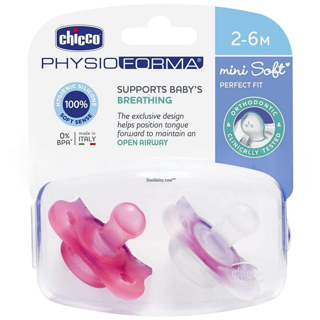 Chicco Physioforma Mini Soft 2-6 Ay Yalancı Emzik Pembe