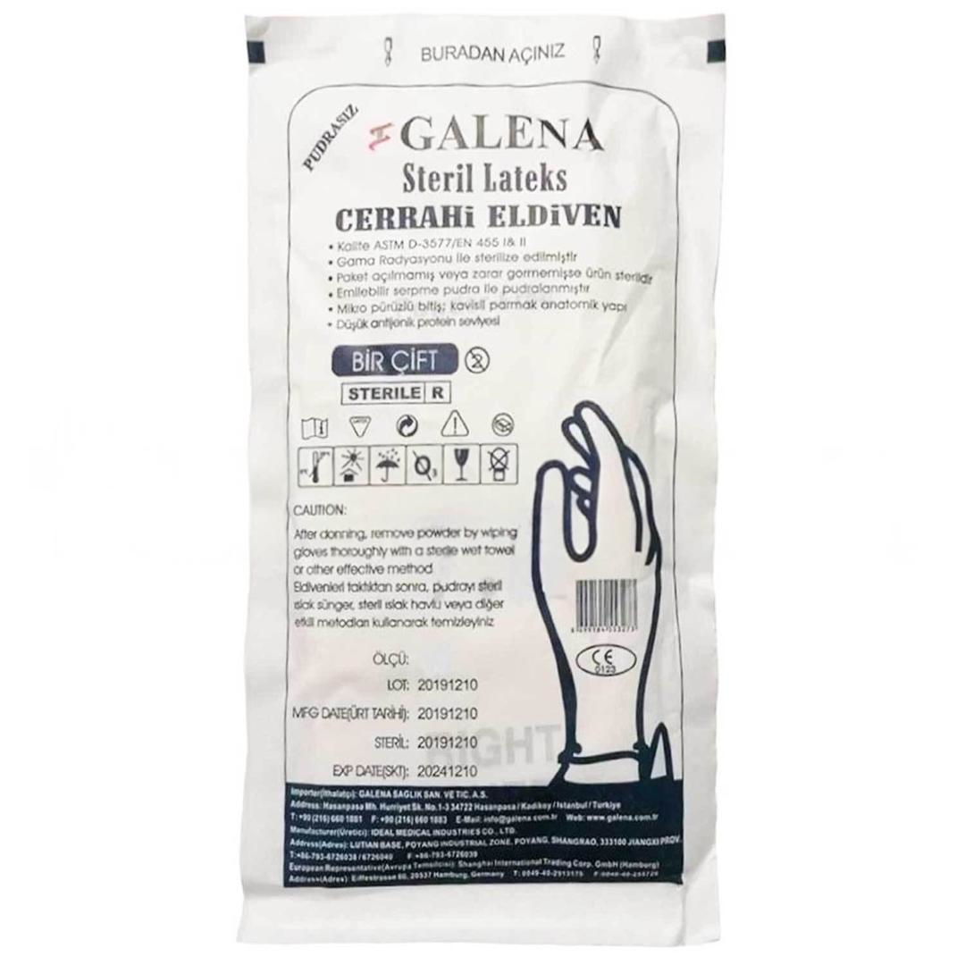 Galena Pudrasız Steril Eldiven No: 8,5