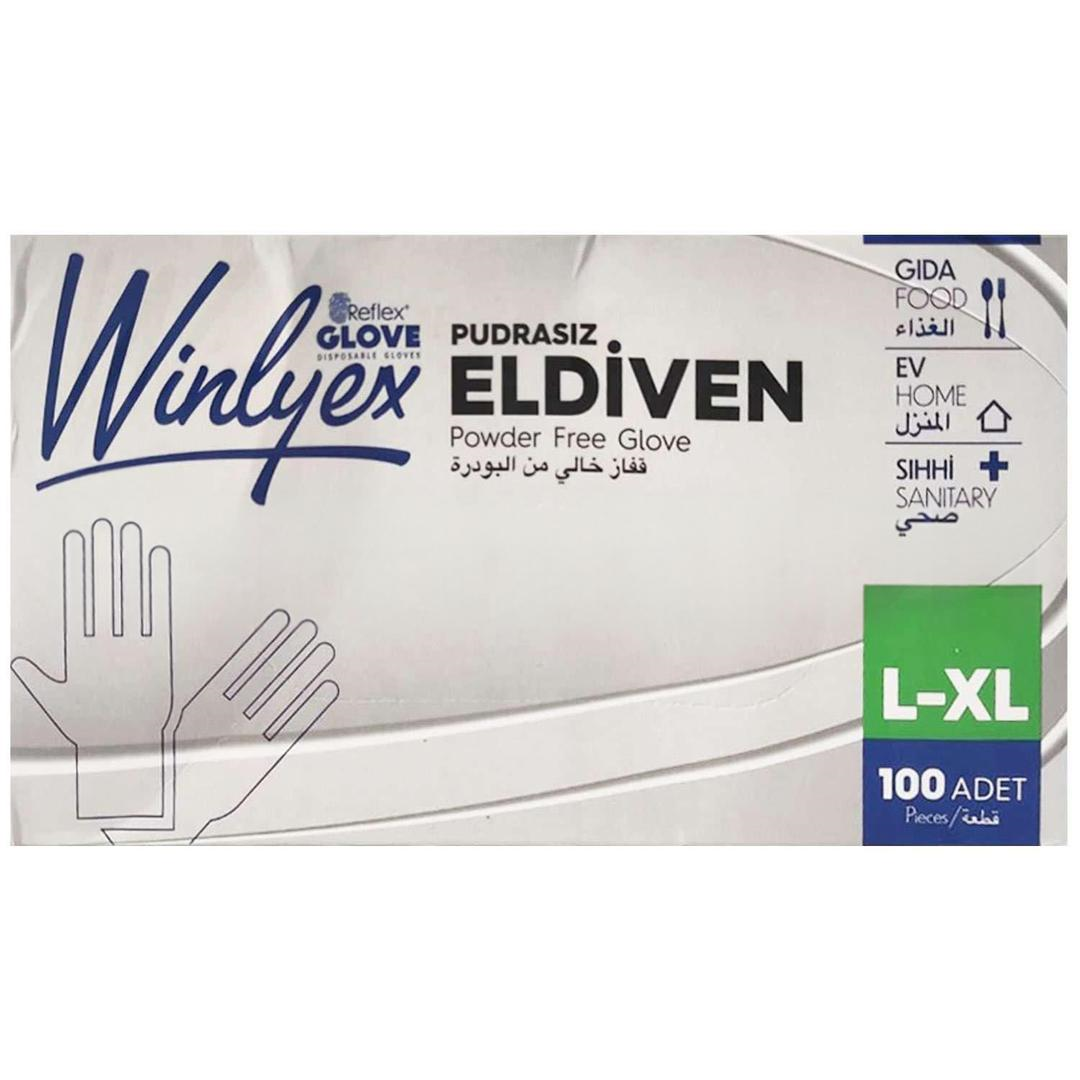 Reflex Winlyex Pudrasız Hibrit Eldiven Large / xLarge 100'lü