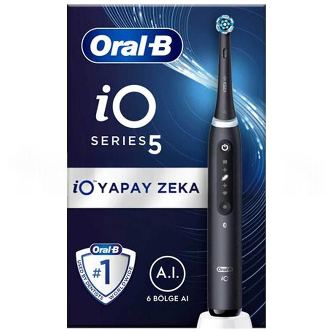 Oral-B IO 5 Şarjlı Diş Fırçası - Mat Siyah