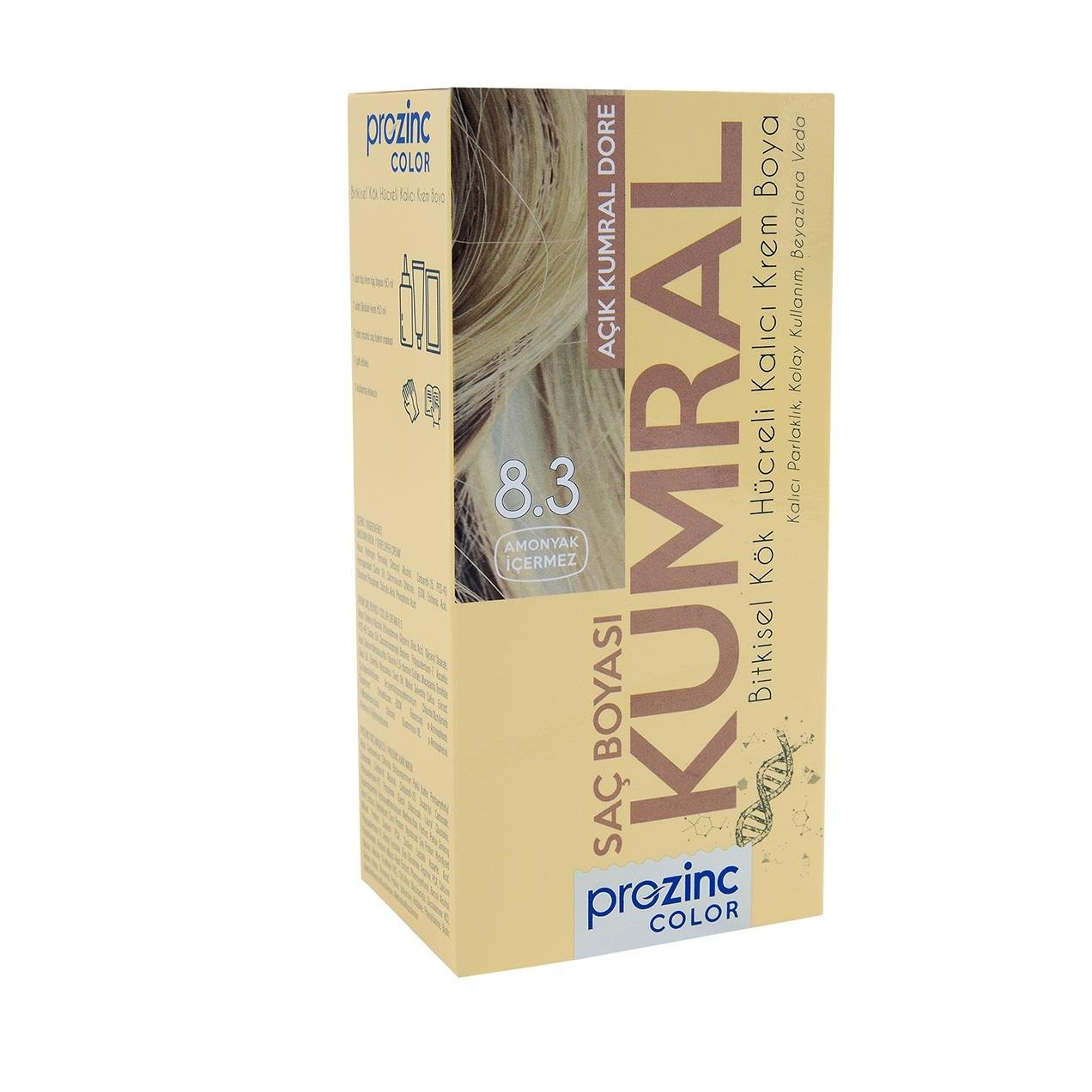 Prozinc Color Saç Boyası Açık Kumral Dore 8.3