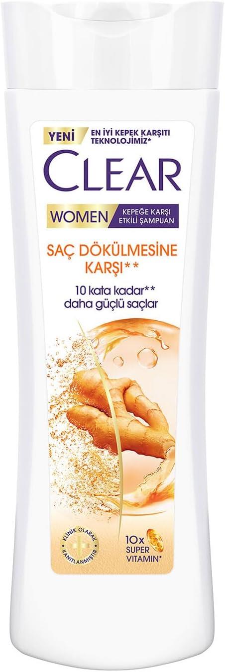 Clear Women Saç Dökülmesine Karşı Zencefil Özü Kepeğe Karşı Etkili Şampuan 350 ml