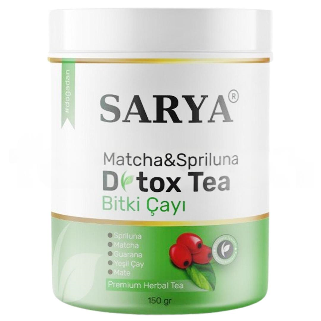 Sarya Matcha+Spirulina Detox Bitki Çayı 150 gr
