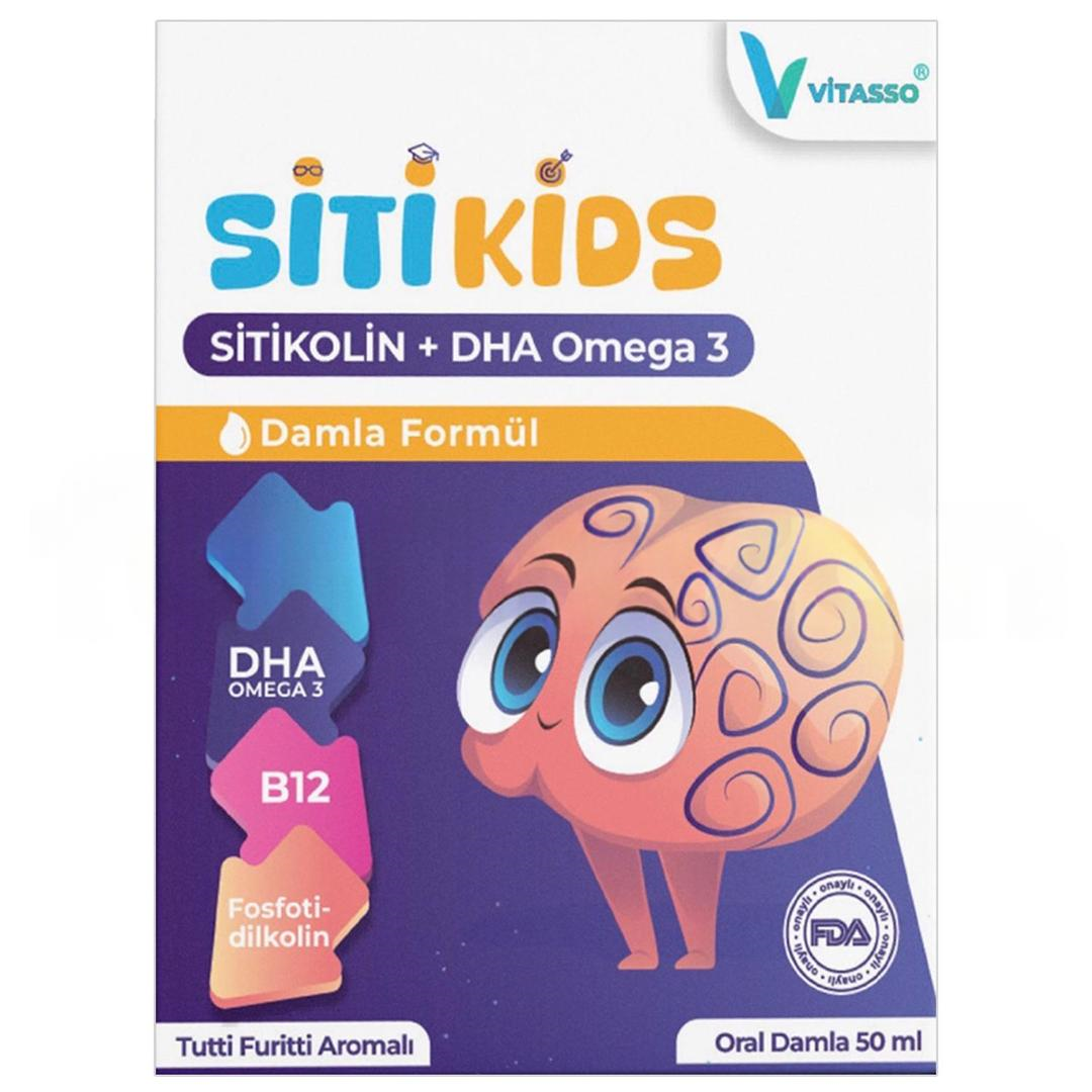 Sitikids Sitikolin Omega3 Damla 50 ml
