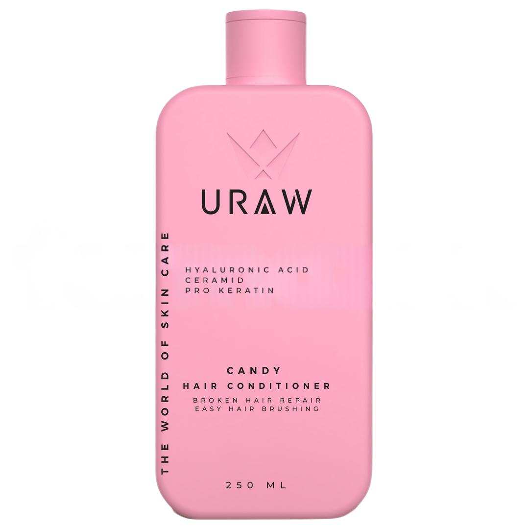Uraw Candy Hair Conditioner Doğal Besleyici Koruyucu ve Nemlendirici Saç Bakım Kremi 250 ml