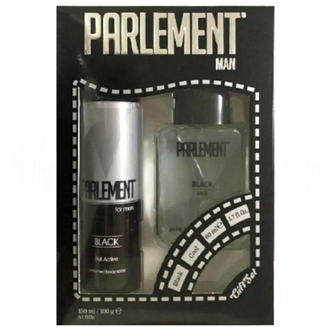 Parlement Black Men Set - Parfüm 50 ml + Deodorant 150 ml