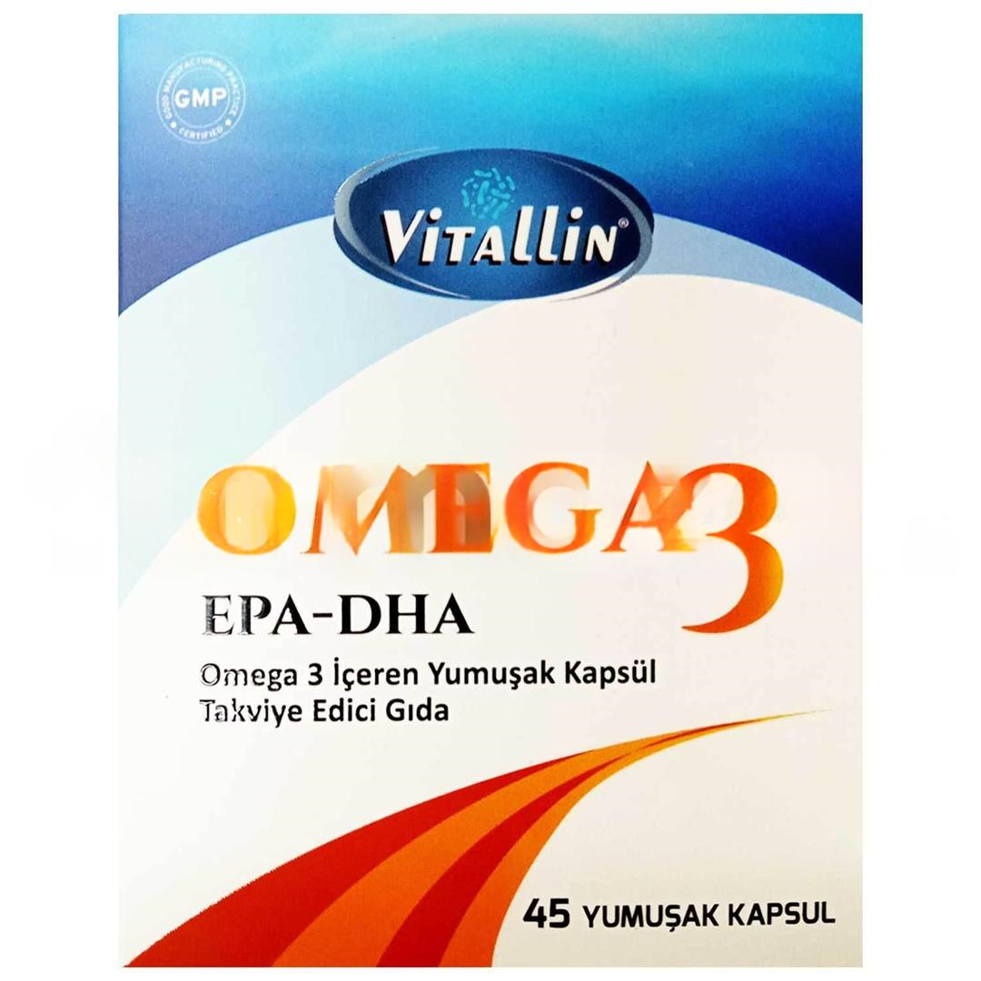 Vitallin Omega 3 45 Yumuşak Kapsül