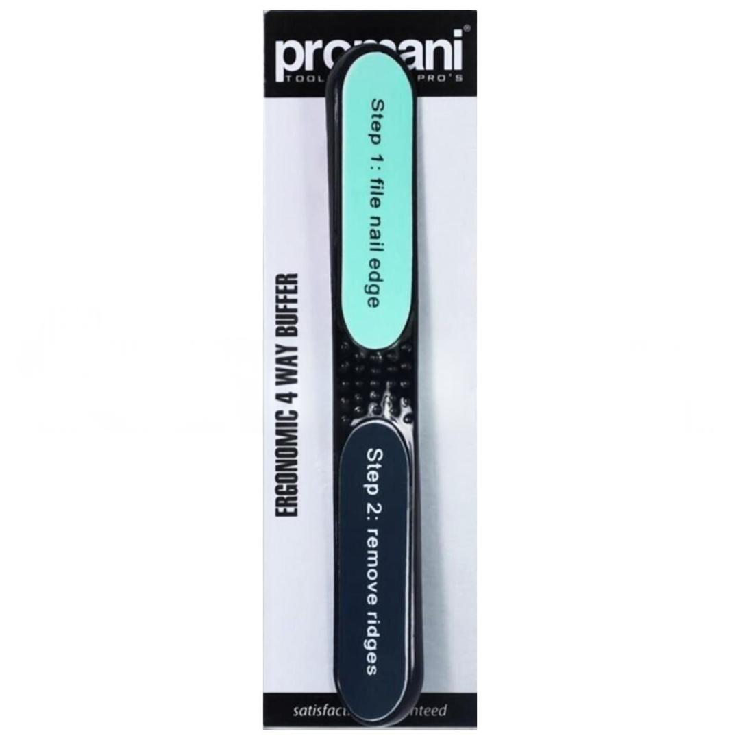 Promani PR408 Ergonomik 4 Aşamalı Tırnak Parlatma Törpüsü