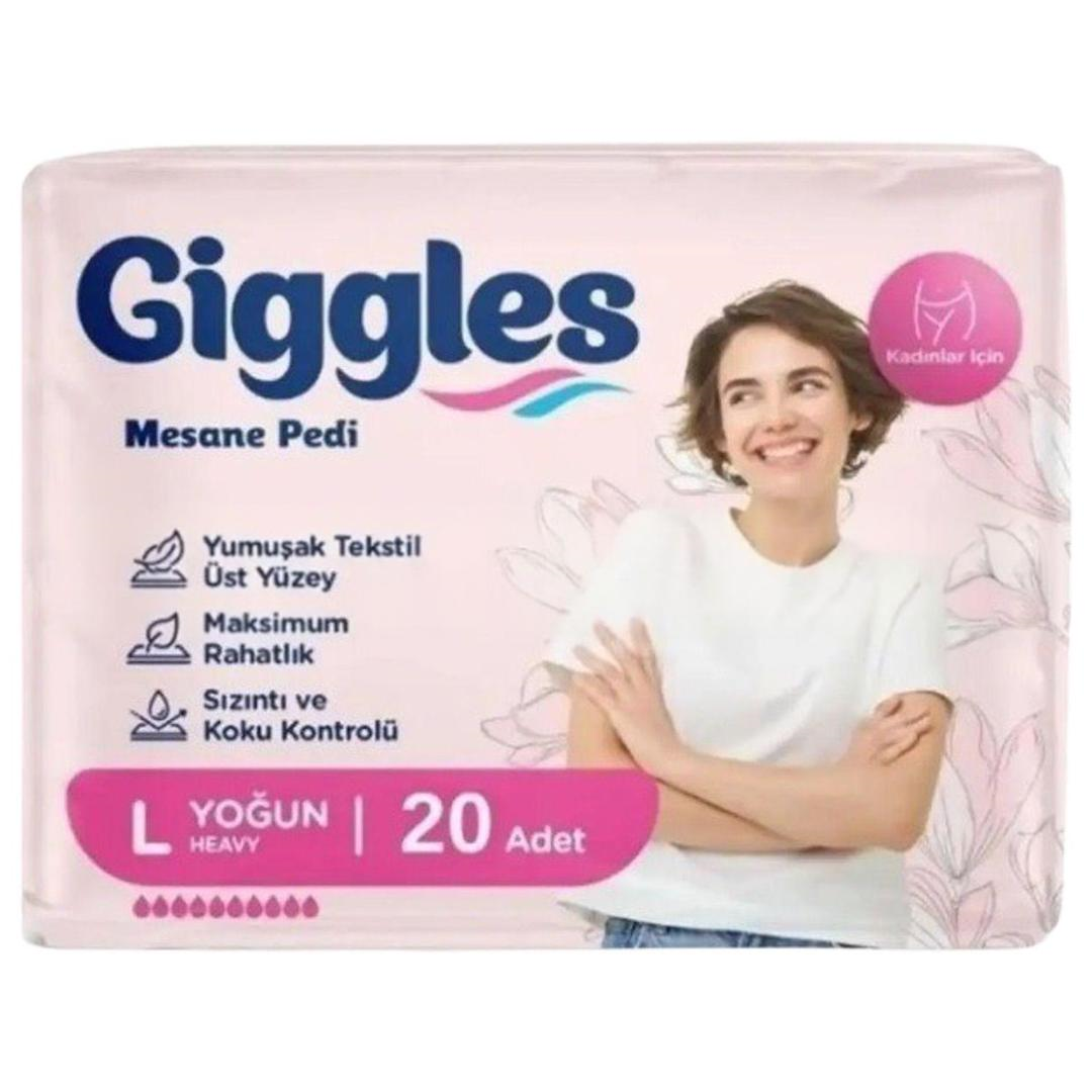 Giggles Kadın Mesane Pedi Large 20'li