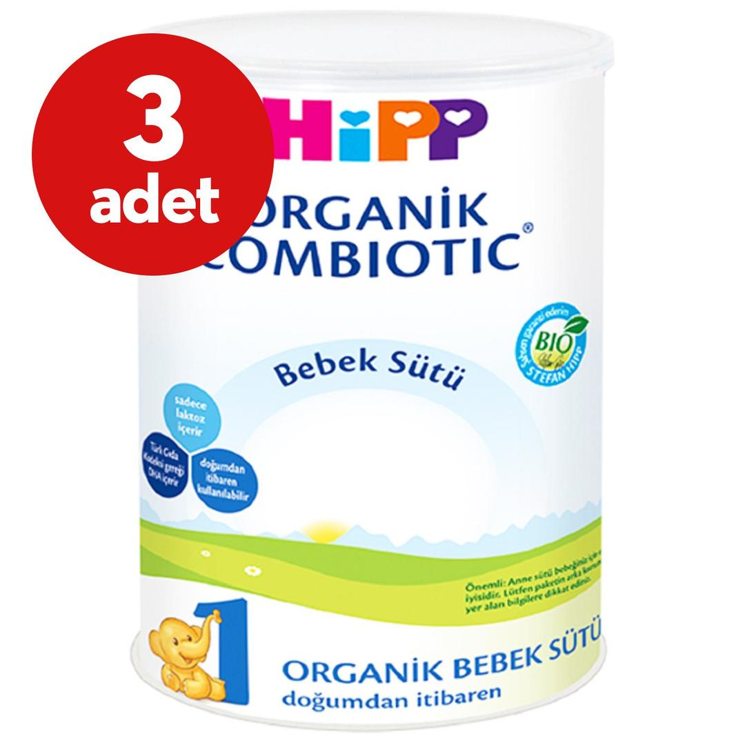 Hipp 1 Organik Combiotic Bebek Sütü 350 gr - 3 Adet