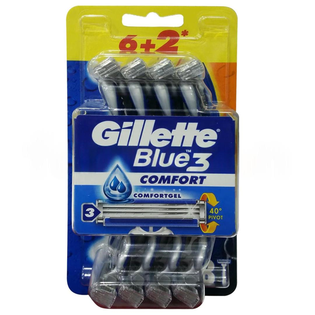 Gillette Blue 3 Comfort Kullan At Tıraş Bıçağı 8'li