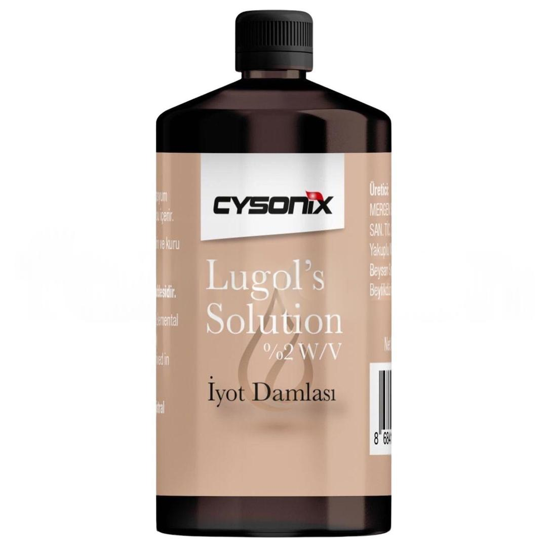 Cysonix Lugol's Solution %2 İyot Damla 1000 ml