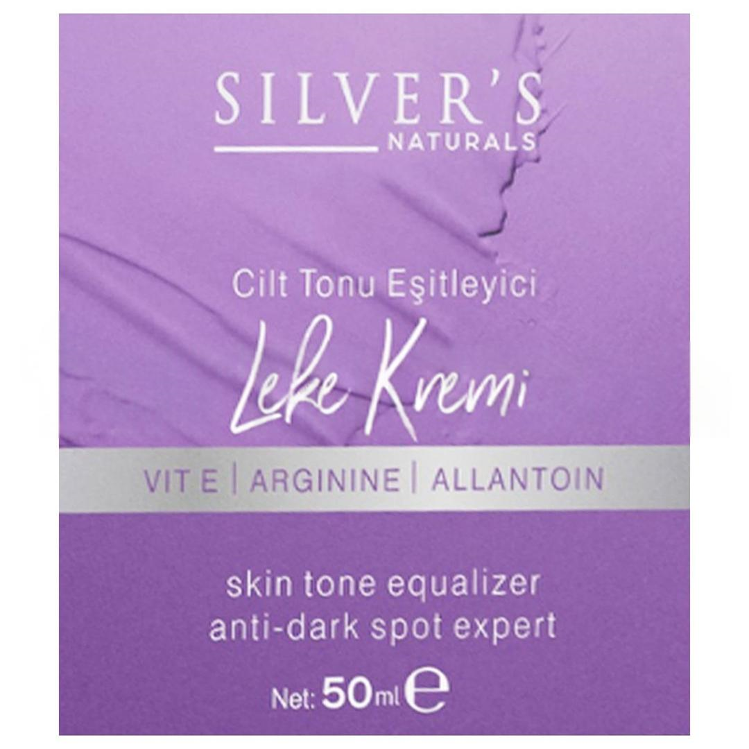 Silver's Naturals Cilt Tonu Eşitleyici Leke Kremi 50 ml