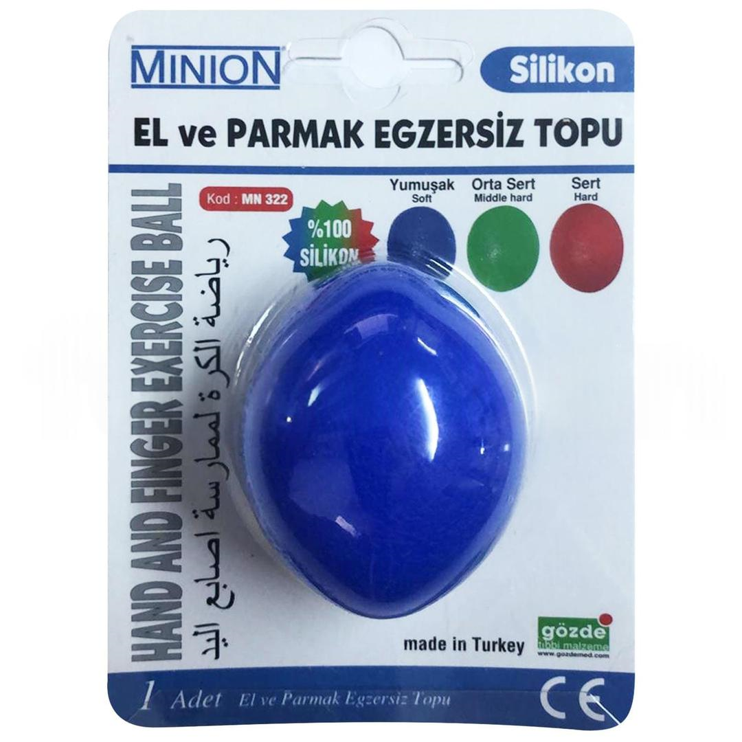 Minion El ve Parmak Egzersiz Topu Mavi Yumuşak