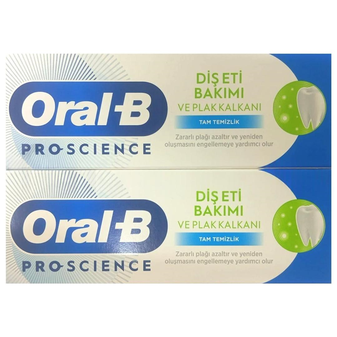 Oral-B Diş Eti Bakımı ve Plak Kalkanı Diş Macunu 50 ml 2'li