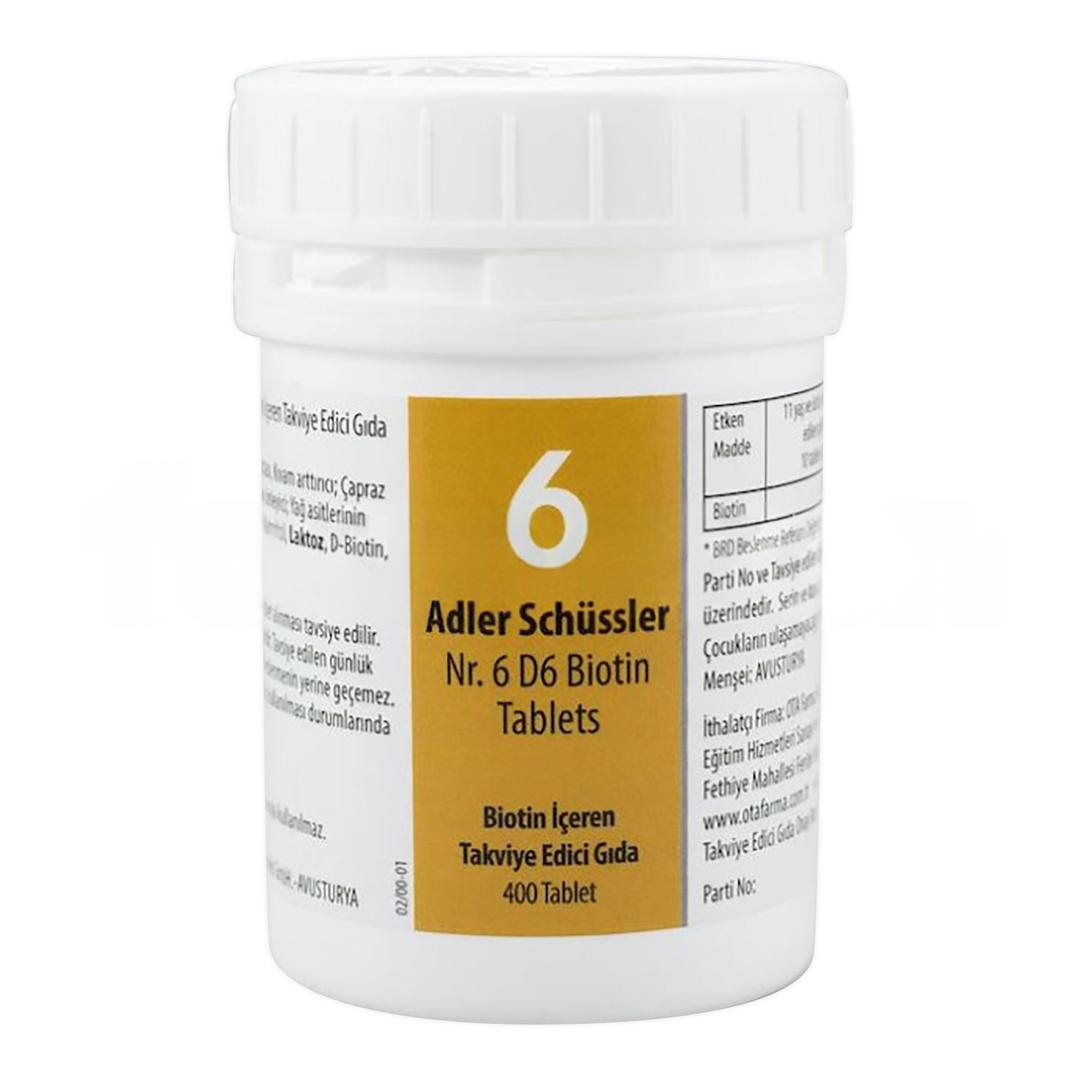 Adler Schüssler No: 6 Tablets