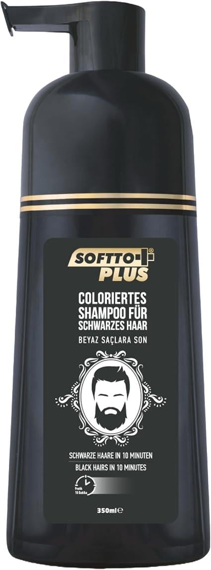 Softto Plus Black Hair 350 ML Siyah Şampuan
