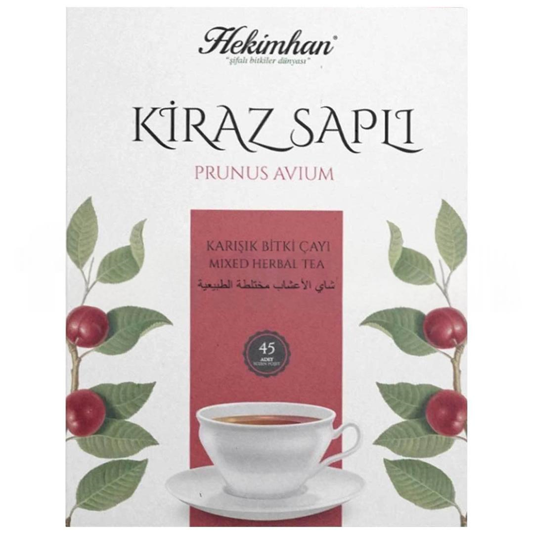 Hekimhan Kiraz Saplı Karışık Bitki Çayı 45 Süzen Poşet