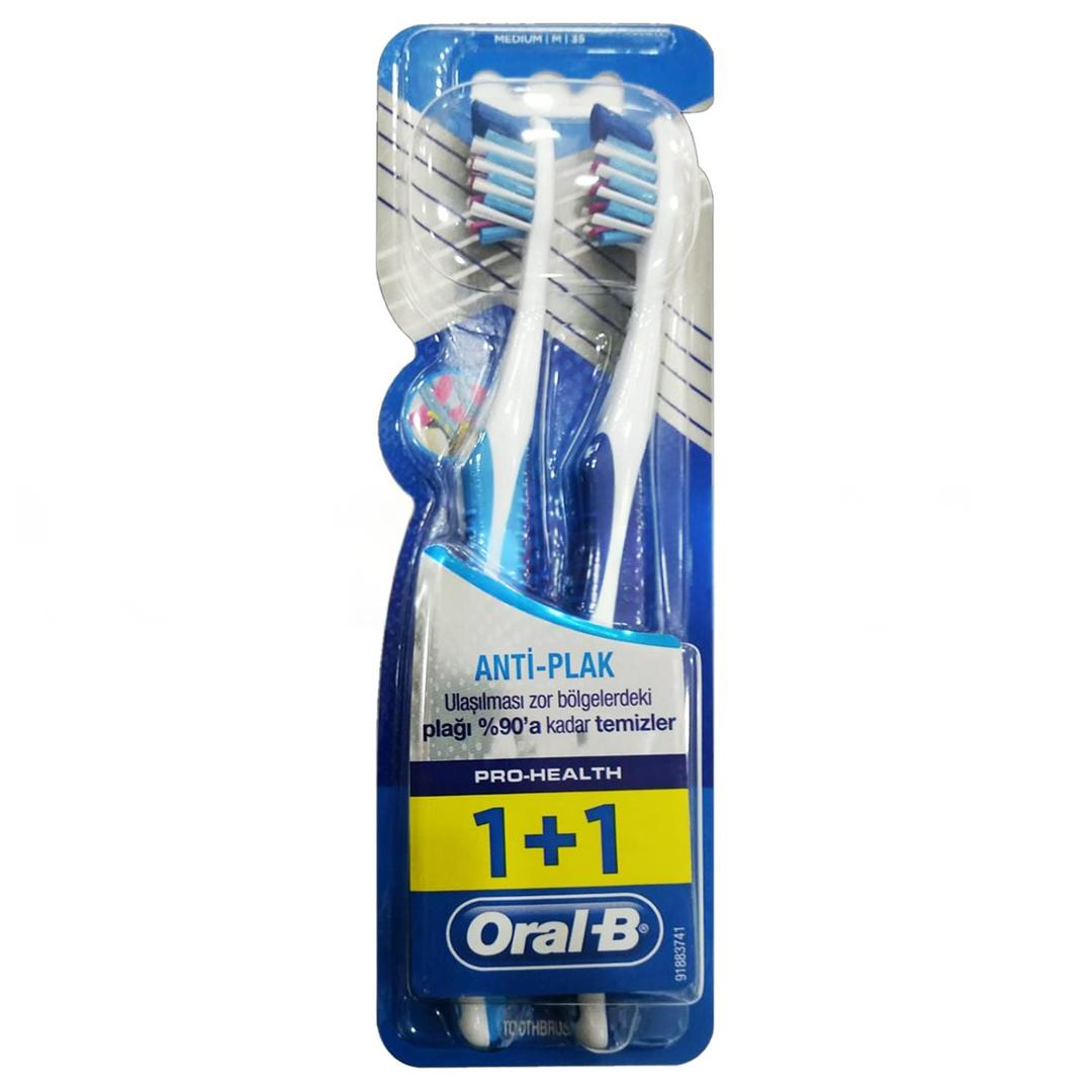 Oral-B Diş Fırçası Pro Health Anti Plak Medium 1+1