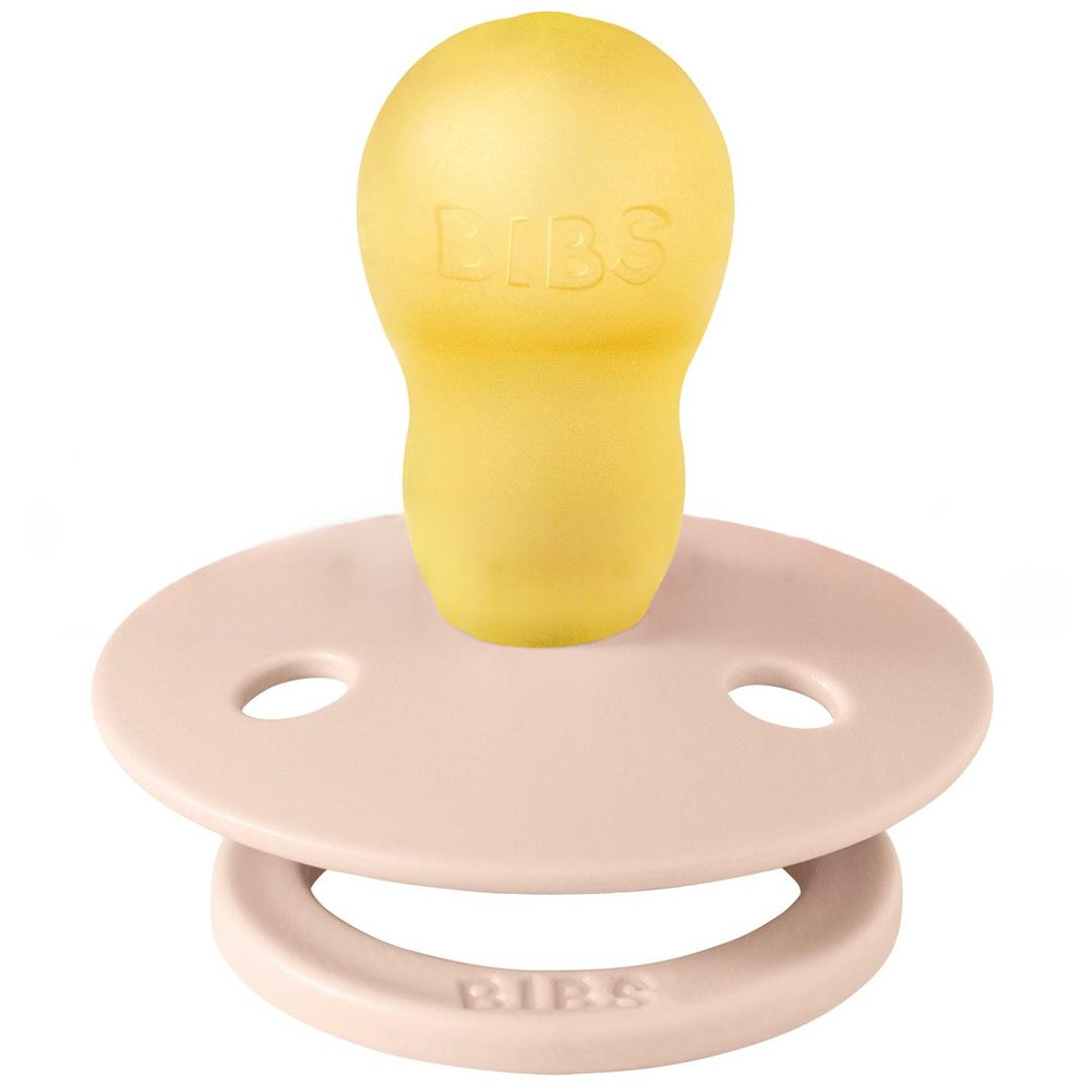 Bibs Colour Kauçuk 18+ Ay Emzik - Blush