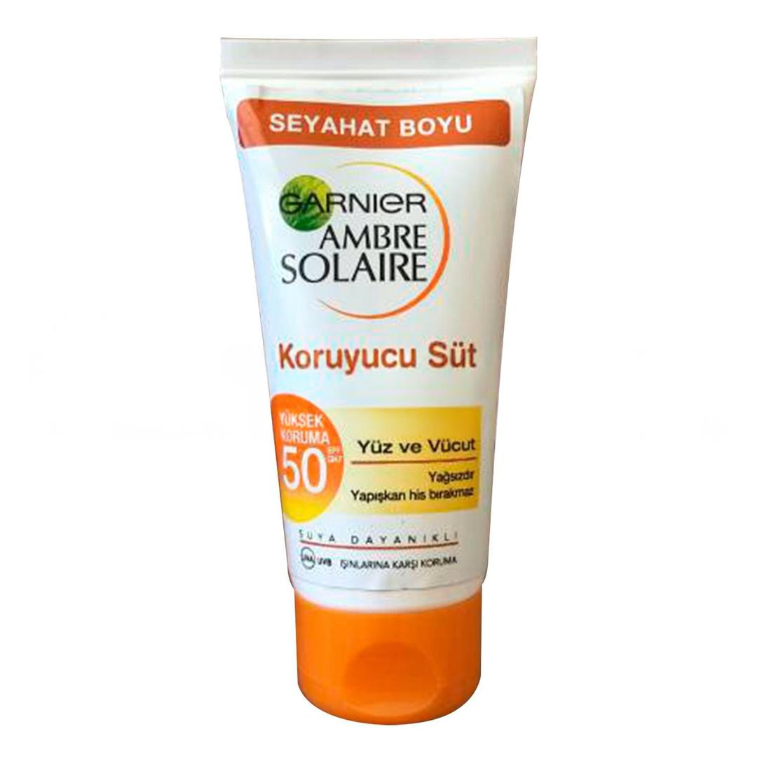Garnier Ambre Solaire Koruyucu Süt Yüz & Vücut için SPF50 50 ml