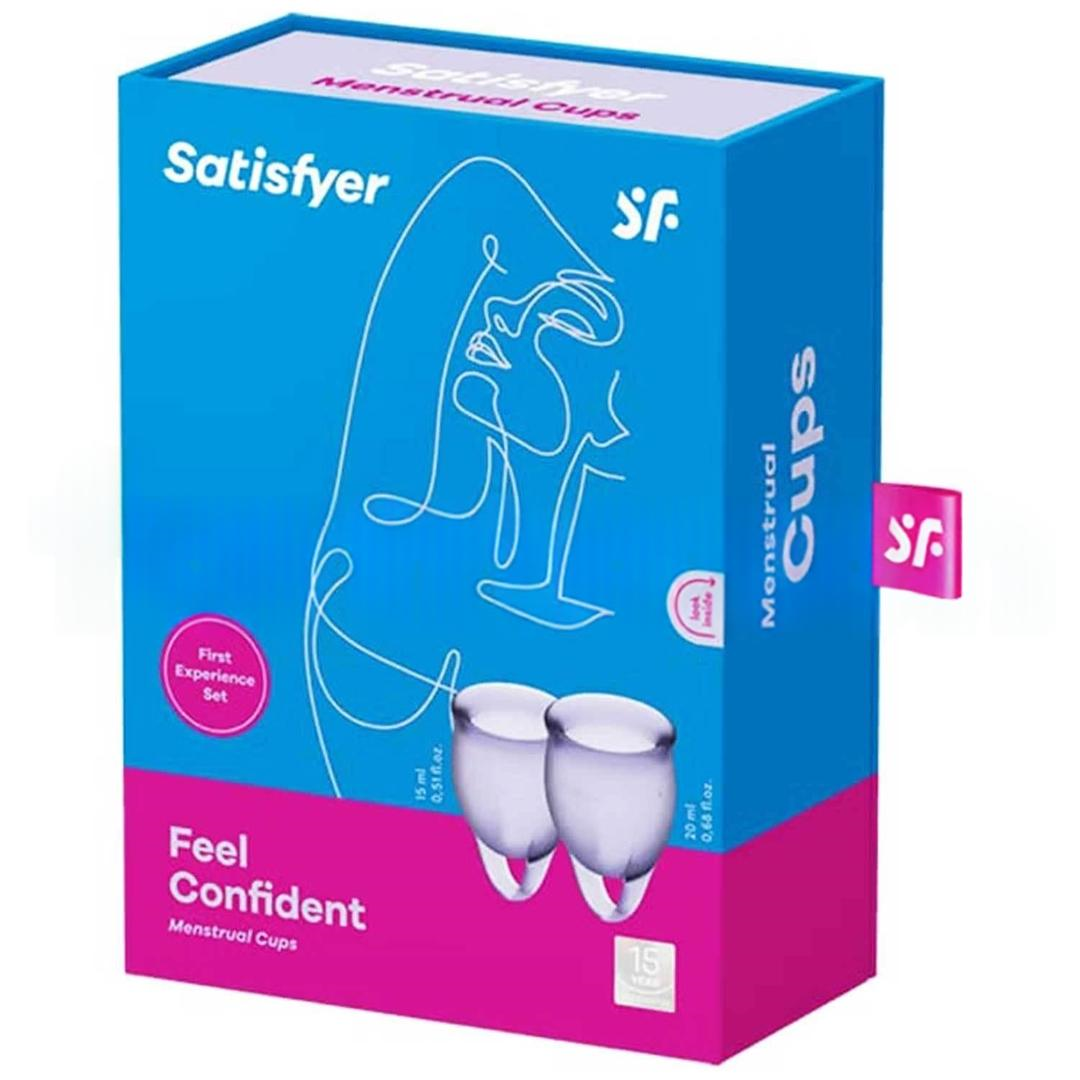 Satisfyer Feel Confident Menstrual Cup Lila