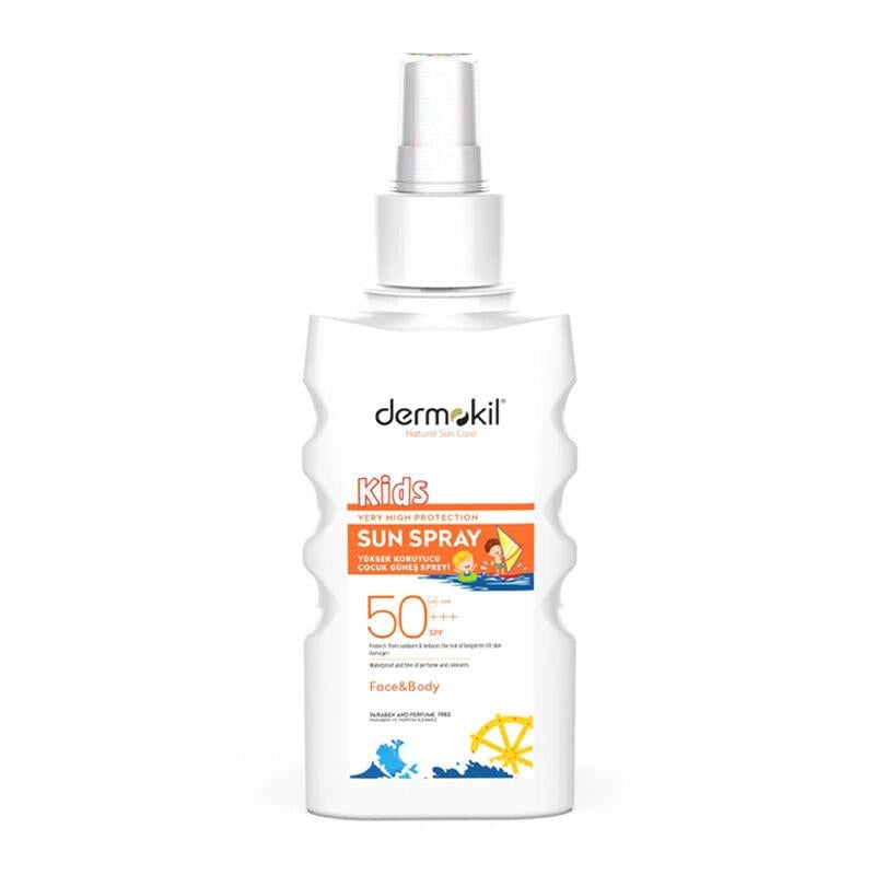 Dermokil Çocuk Spf 50+Yüz ve Vücut Güneş Spreyi 200 ml