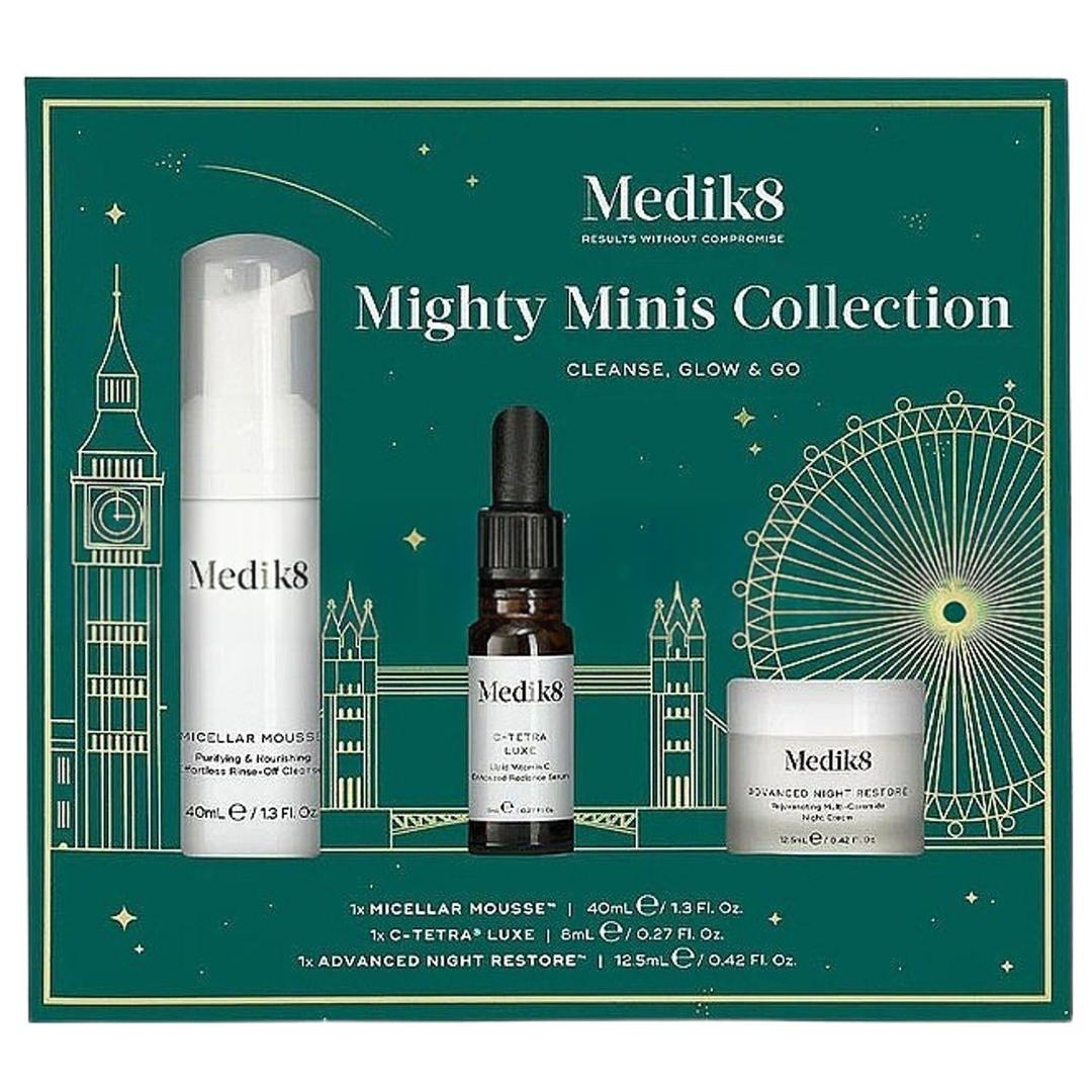 Medik8 Mighty Minis Collection Kofre - Miceller Mouse 40 ml + C-Tetra Lux 8 ml + Night Restore 12.5 ml