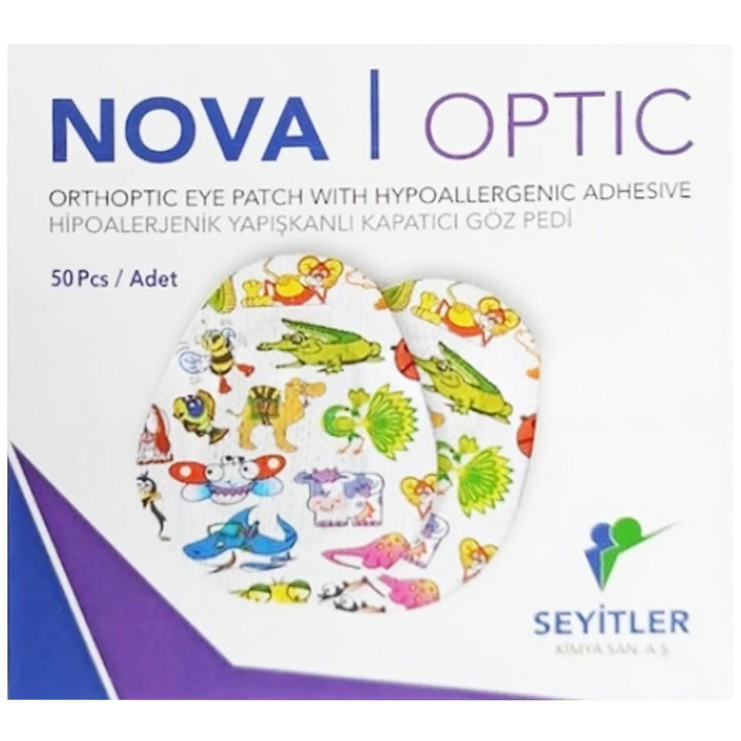 Nova Optik Hipoalerjenik Yapışkanlı Kapatıcı Göz Pedi Çocuk 50'li