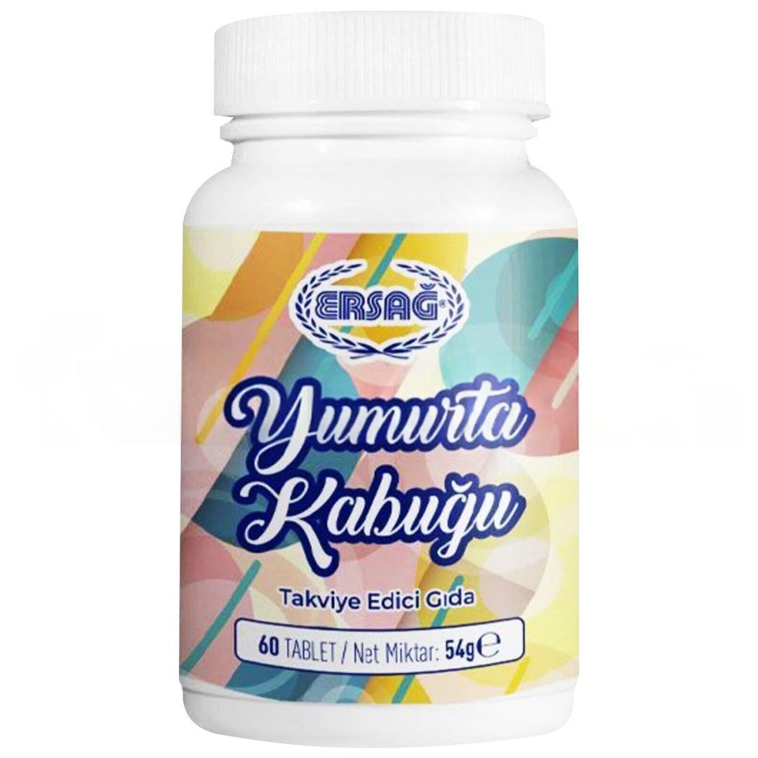 Ersağ Yumurta Kabuğu Tableti 60 Tablet