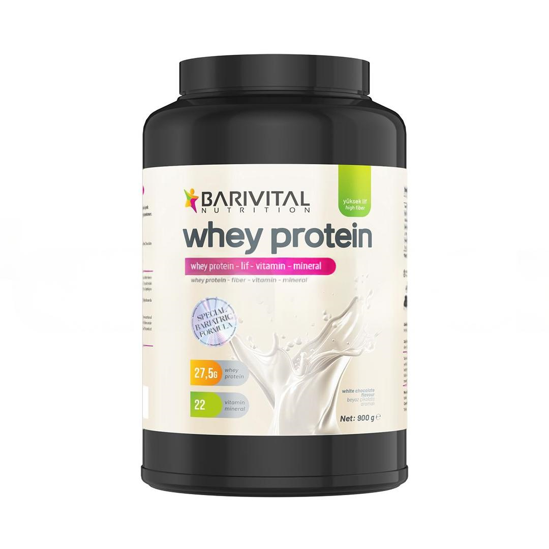 Barivital Beyaz Çikolata Aromalı Whey Protein 900 gr
