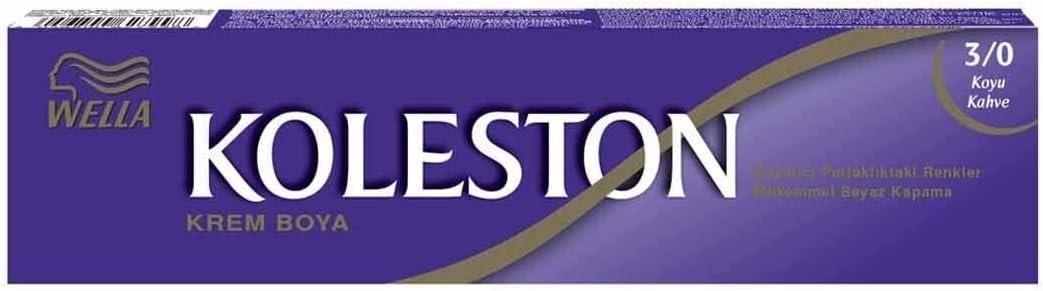 Wella Koleston 3/0 Koyu Kahve Tüp Saç Boyası