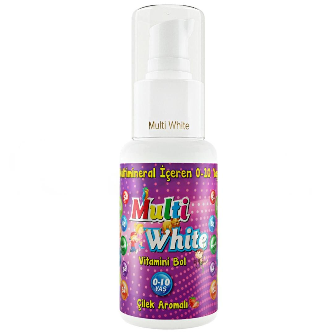 Multi White 0-10 Yaş Çocuk Çilekli Diş Macunu 50 ml