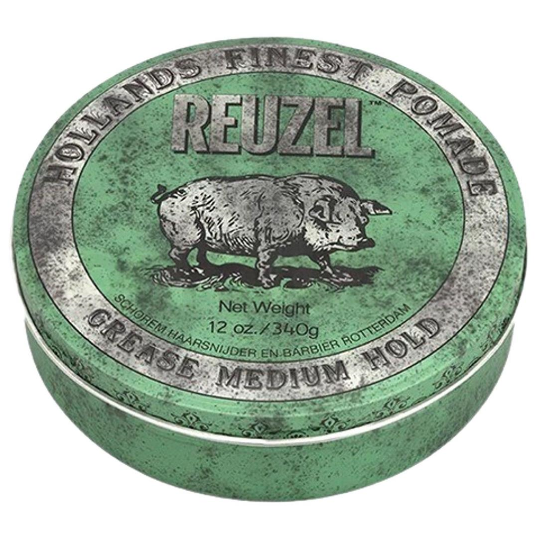 Reuzel Green Pomade Grease Kalın Telli ve Kıvırcık Saçlar İçin 340 gr