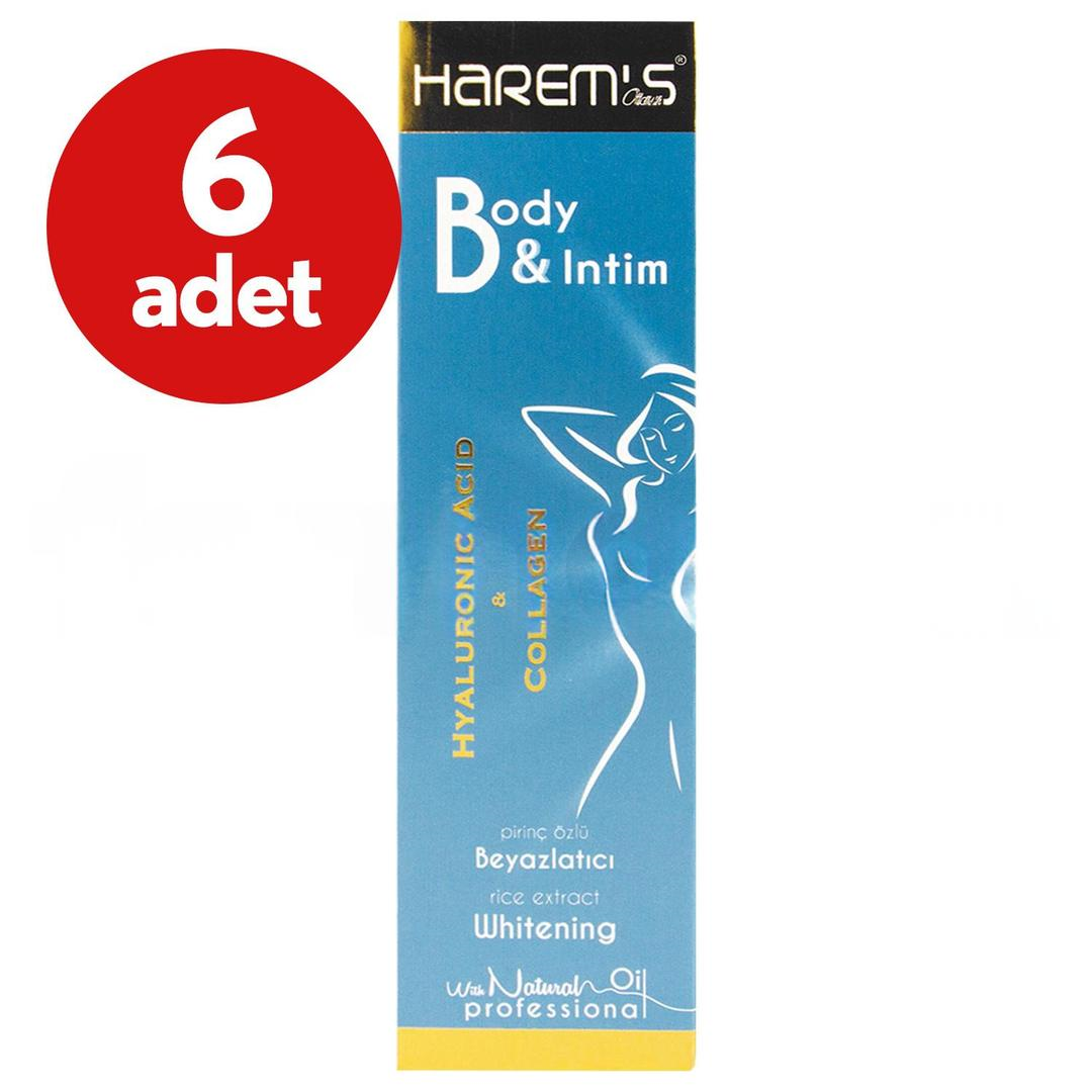 Harem's Profesyonel Body & İntim Krem 100 ml - 6 Adet