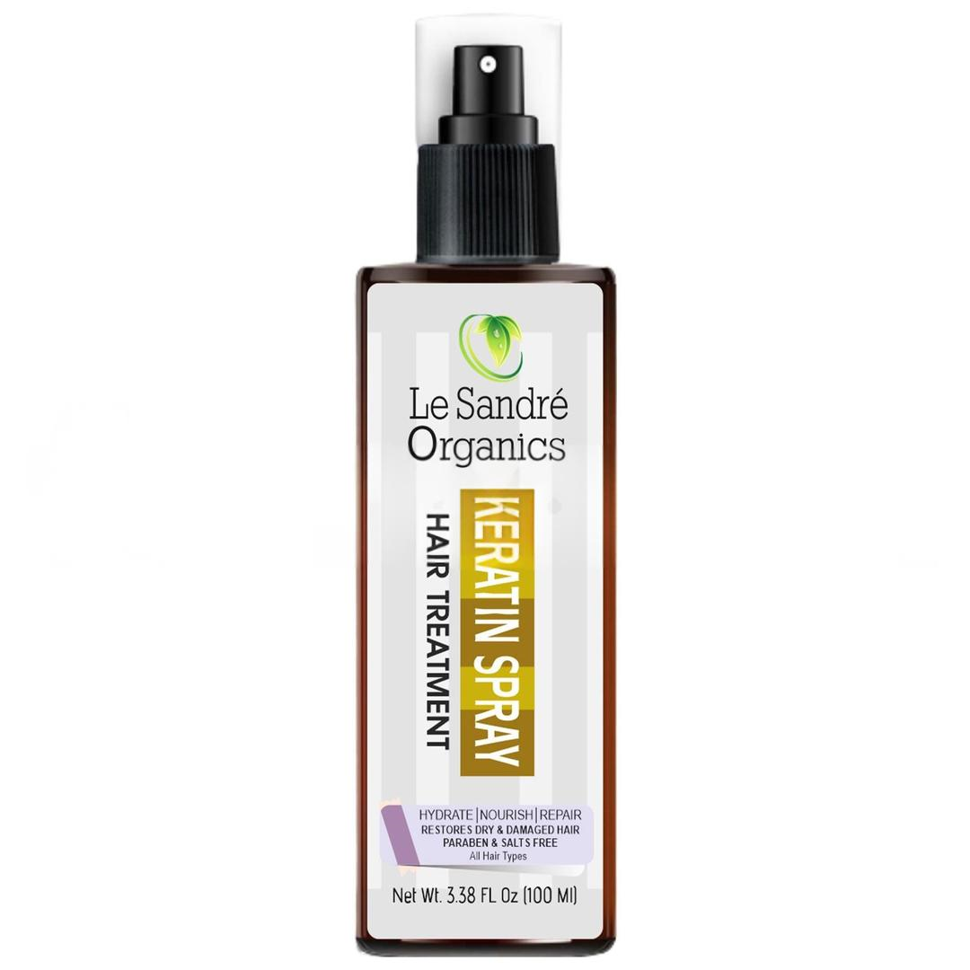 Le Sandre Organics Aşırı Yıpranmış Saçlar İçin Keratin Yağı 100 ml